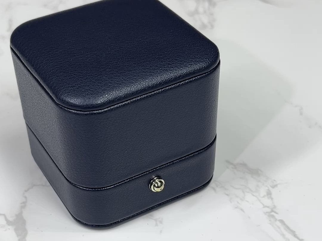 2 CT. Three-Stone Moissanite Ring real shot video 2