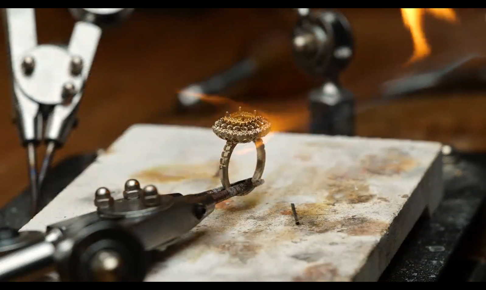 Load video: Witness the miraculous journey of creation as Carat Gala unveils the meticulous process behind crafting unparalleled and radiant jewelry.